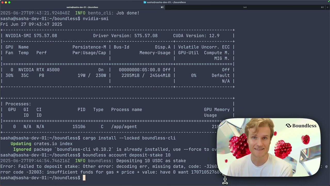 Boundless Prover Quickstart (July 2025)